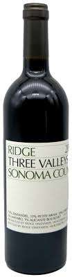 RIDGE THREE VALLEYS ZINFANDEL 750ML