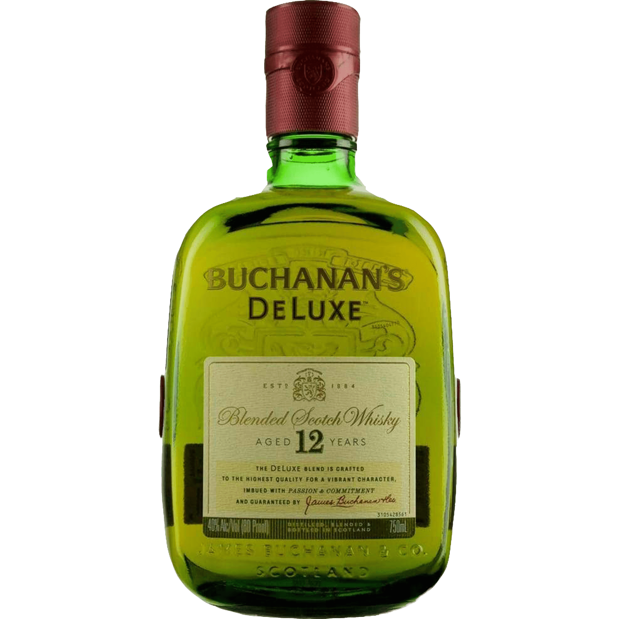 BUCHANAN'S DE LUXE BLENDED SCOTCH WHISKY 750ML