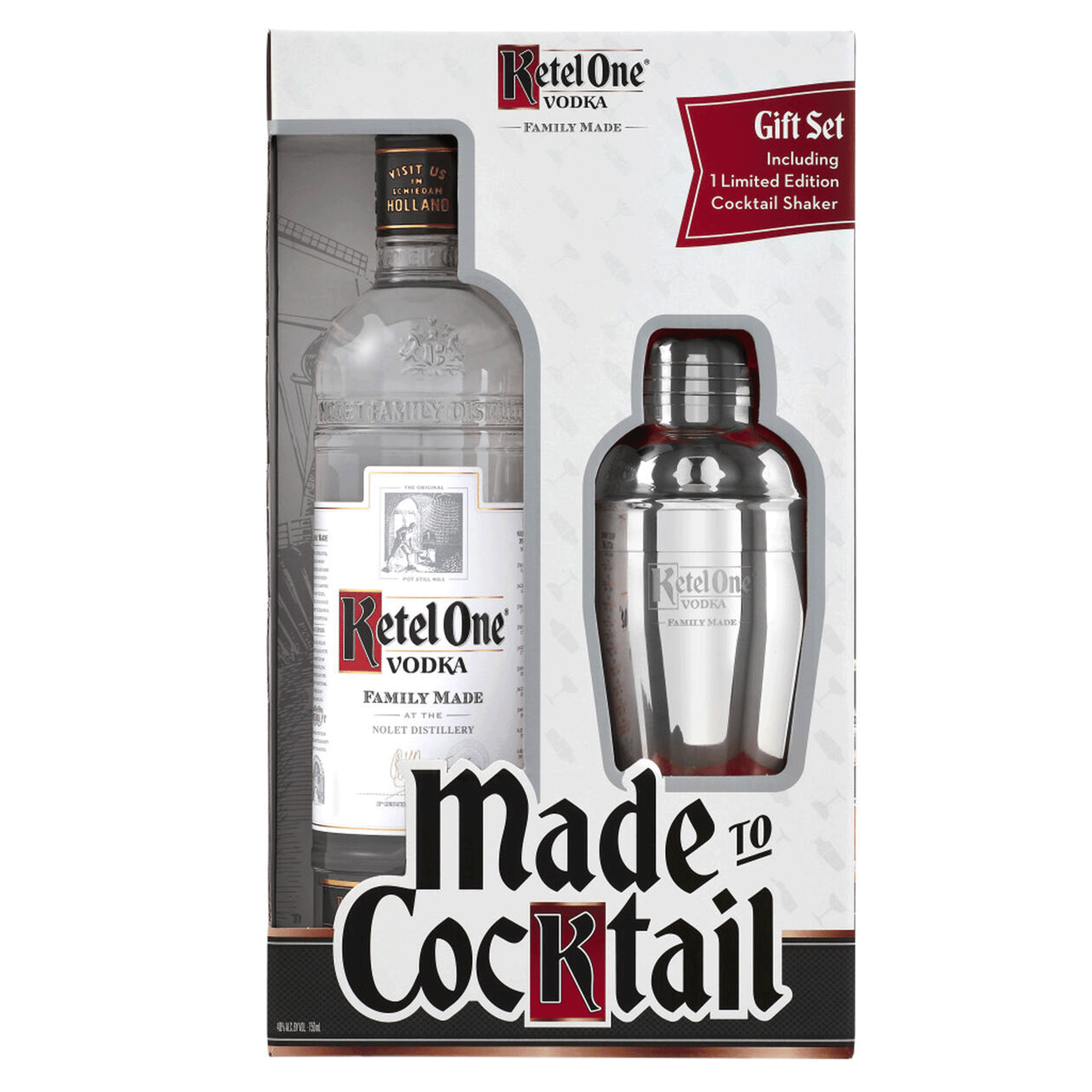 KETEL ONE VODKA 80 W / CKTL SHAKER 1.75L