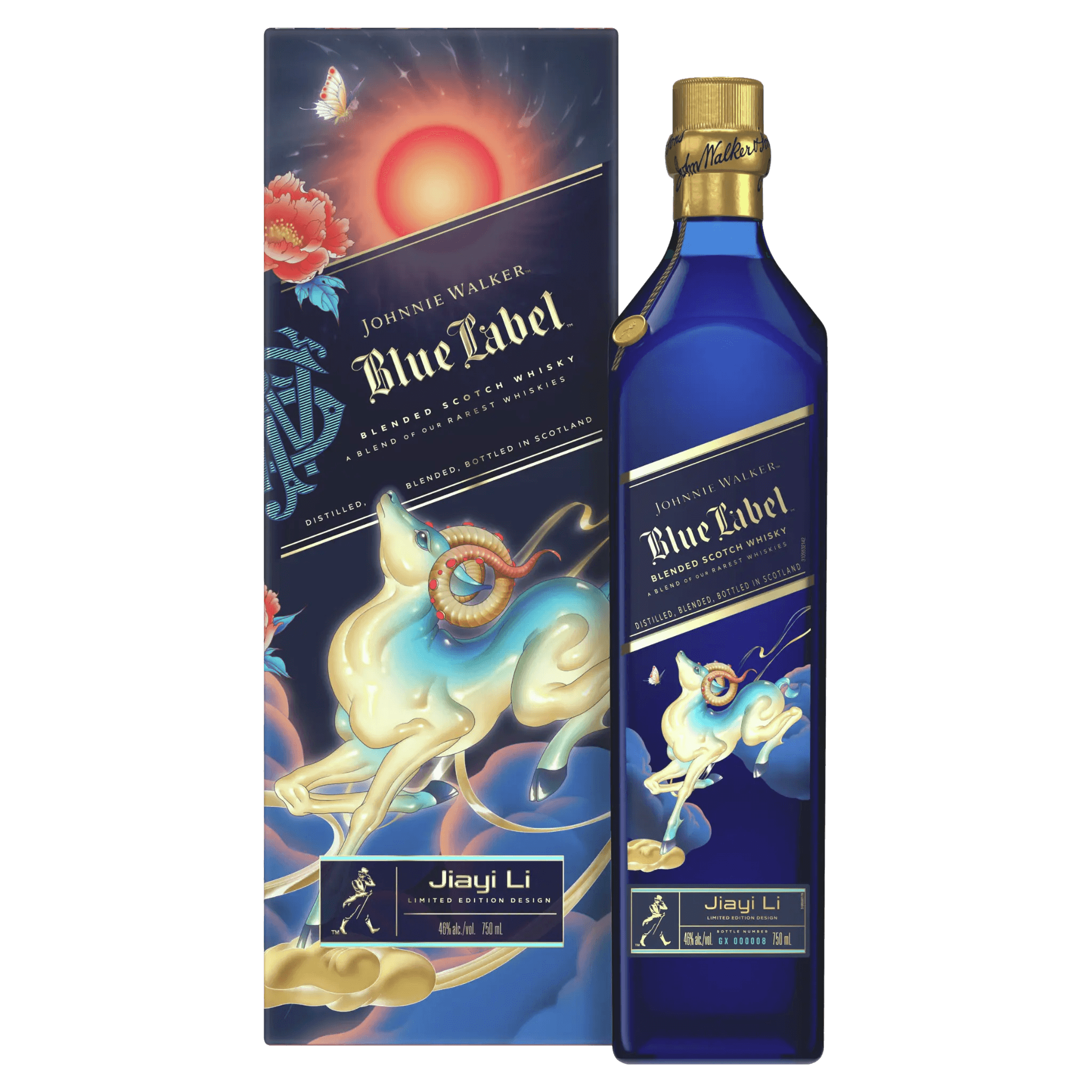 JOHNNIE WALKER BLUE 92 JIAYI LI 750ML